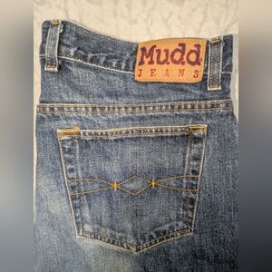 MUDD Y2K Double Barrel Men's Jeans Relaxed‎ Wide Leg Skater Tagged 38x32